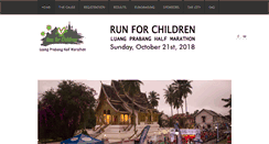 Desktop Screenshot of luangprabanghalfmarathon.com
